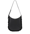 Chloé Darryl Medium Leather Shoulder Bag In Black