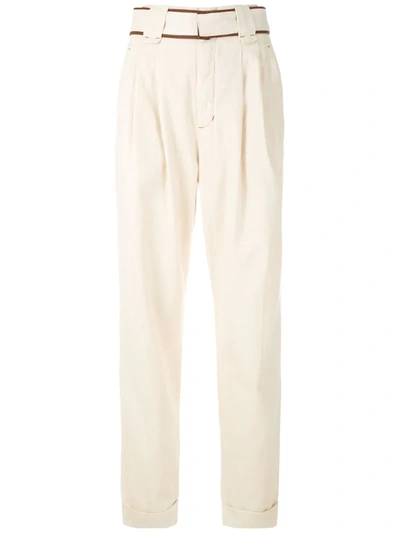 Framed Sierra Clochard Trousers In Neutrals