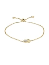 Phillips House Women's Aura 14k Yellow Gold & Diamond Offset Pendant Slider Bracelet