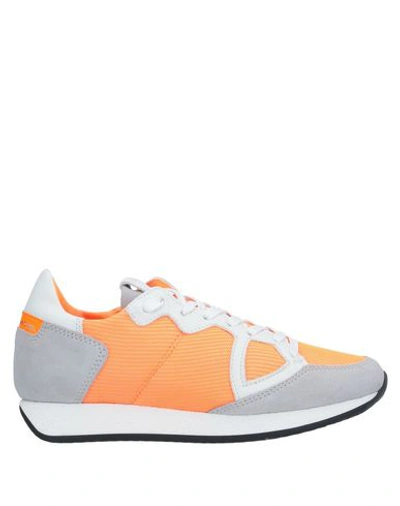 Philippe Model Sneakers In Orange