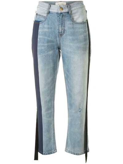 Hellessy Holbourne Cropped Boyfriend Jeans In Blue