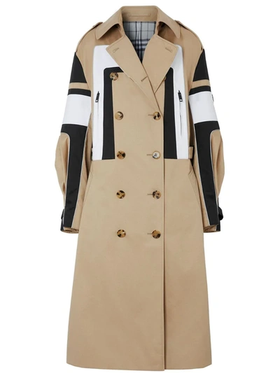 Burberry Cotton Gabardine Reconstructed Trench Coat In Neutrals