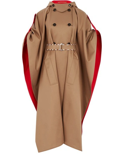 Sportmax Cape - Anniversary Collection In Turtledove Red