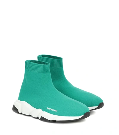 Balenciaga Kids Sneakers For For Boys And For Girls In Turquoise