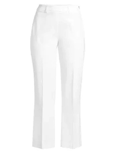 Kobi Halperin Charlie Pleated Cropped Pants In White