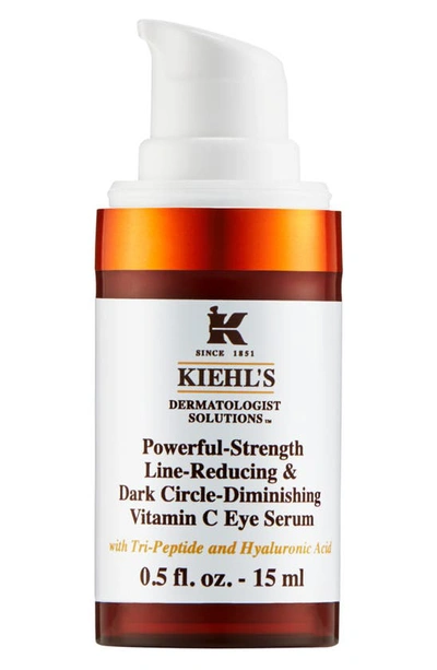 Kiehl's Since 1851 0.5 Oz. Powerful Strength Line-reducing & Dark Circle-diminishing Vitamin C Eye Serum In Default Title