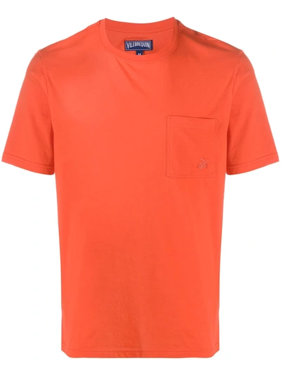 Vilebrequin Jersey Cotton Tee In Apricot