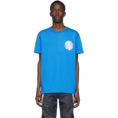 Kiko Kostadinov Tulcea Graph Print T-shirt In Blue | ModeSens