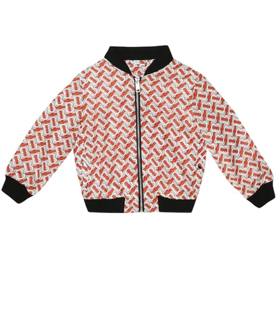 Burberry Unisex Monogram Print Bomber Jacket