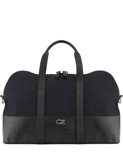 Giuseppe Zanotti Lucky Double Zip Holdall In Black