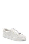 J/slides Lacee Sneaker In White/ White Leather