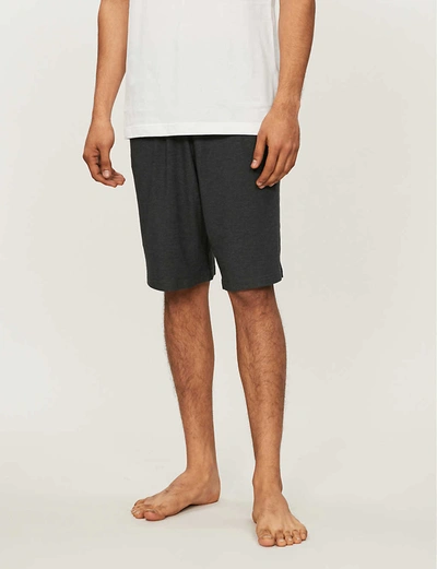 Derek Rose Derek Rose Mens Grey Marlowe Stretch-modal Shorts In Anthracite