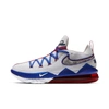 Nike Lebron 17 Low Tune Squad Basketball Shoe (white) - Clearance Sale In White,university Red,game Royal,white