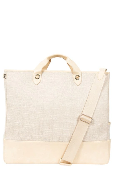 Beis The Woven Tote In Beige