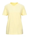 Mm6 Maison Margiela T-shirts In Yellow