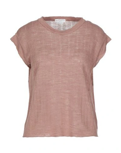 Ballantyne Sweater In Pale Pink