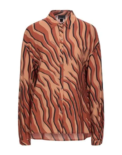 Just Cavalli Shirts In Brown