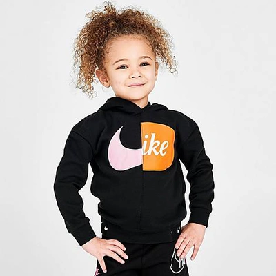 Nike Babies' Sportswear Toddler Pullover Hoodie In Black