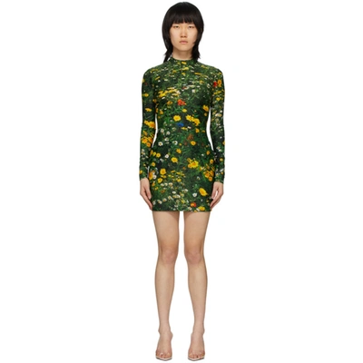 christopher kane green dress Christopher Kane Double Safety Belt Wool Green Mint Dress – Runway Catalog main image 0