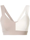 Vaara Elsa Bi-colour Sports Bra In White