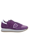 Philippe Model Sneakers In Purple