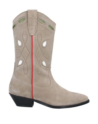 Catarina Martins Ankle Boots In Dove Grey
