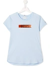 Tommy Hilfiger Junior Teen T-shirt Mit Metallic-logo In Blue