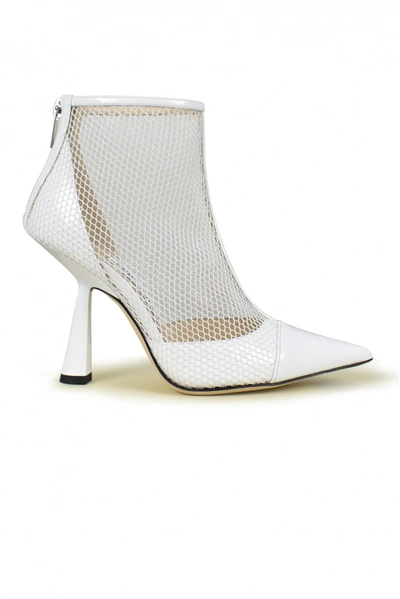 Jimmy Choo Kix 100 Boots In White