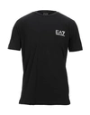 Ea7 T-shirts In Black