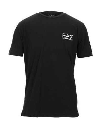 Ea7 T-shirts In Black