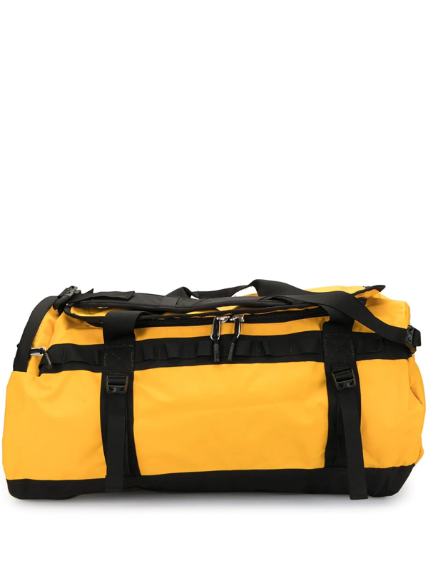 the north face yellow duffel bag