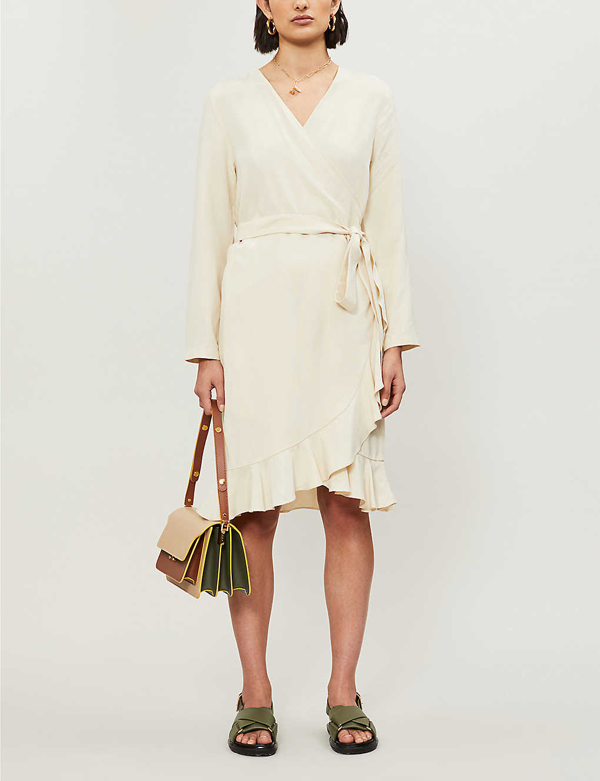 samsøe limon wrap dress
