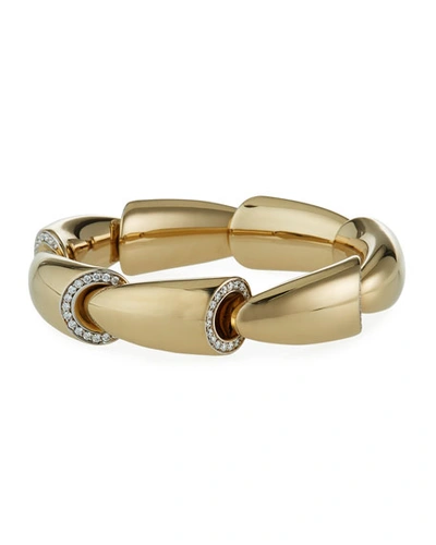 Vhernier 18k White Gold Diamond-edge Bracelet