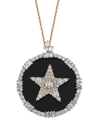 Beegoddess Sirius Stat 14k Diamond Pave Necklace
