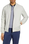 Ted Baker Slim Fit Bomber Jacket In Stone