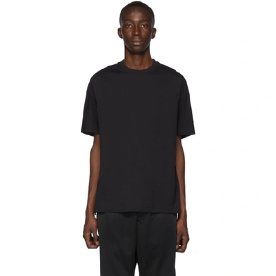 Y-3 Character Back Graphic Logo Tee In Black