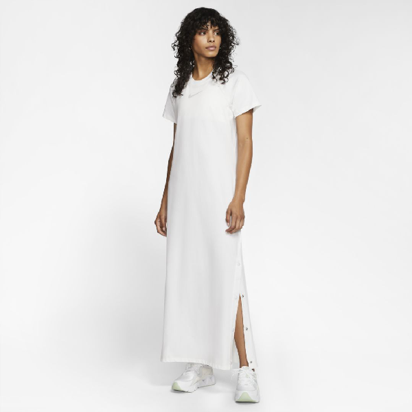 nike white t shirt dress