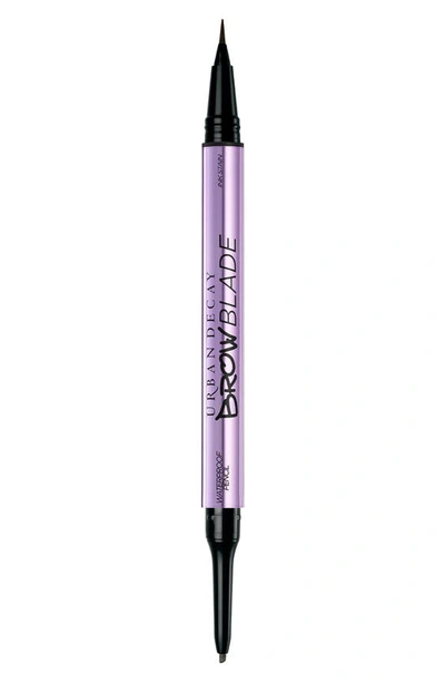 Urban Decay Brow Blade Ink Stain + Waterproof Eyebrow Pencil In Blackout