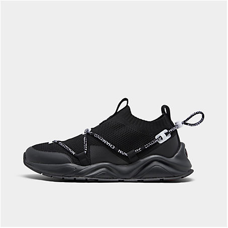 champion men's rally black shoes