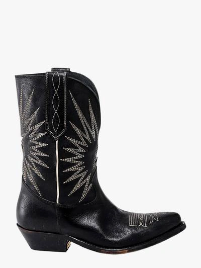 Golden Goose Boots In Black