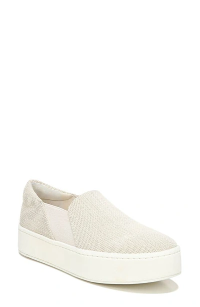 Vince Women's Warren Slip-on Platform Linen Sneakers