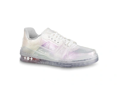 Pre-owned Louis Vuitton  Trainer Sneaker Transparent In White