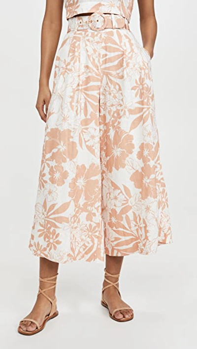 Nicholas Ayda Pants In Complexion Two Tone Flower