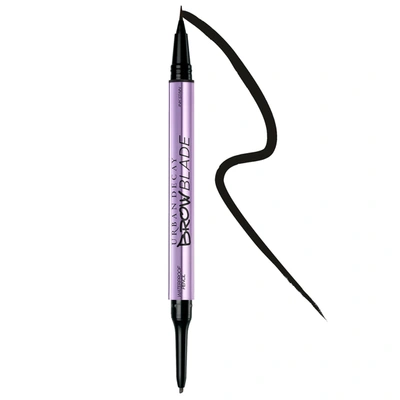 Urban Decay Brow Blade 2-in-1 Eyebrow Pen + Waterproof Pencil Blackout .01 oz / .4ml