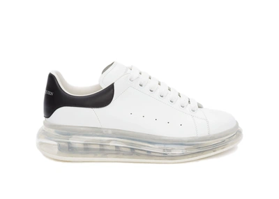 Pre-owned Alexander Mcqueen  Oversized Clear Sole Black In White
