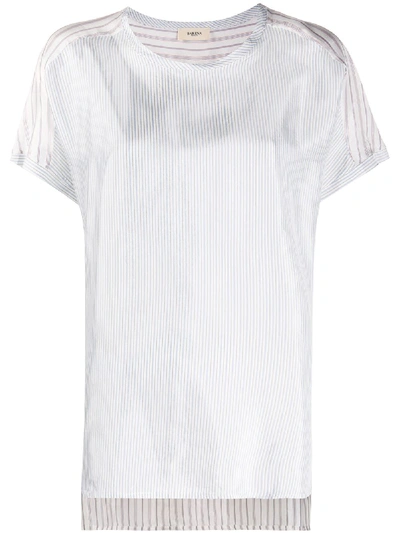 Barena Venezia 'ester' Pinstripe T-shirt In White