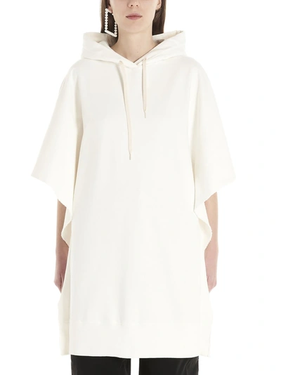 Mm6 Maison Margiela Hooded Dress In White