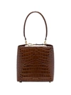 Rejina Pyo Lucie Croc-effect Leather Shoulder Bag In Brown