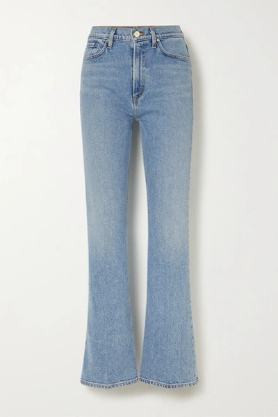 Goldsign + Net Sustain High-rise Bootcut Jeans In Blue
