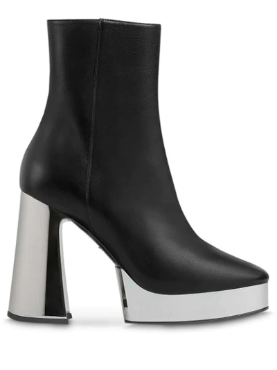 Gucci Women's Leather Ankle Boot In Black